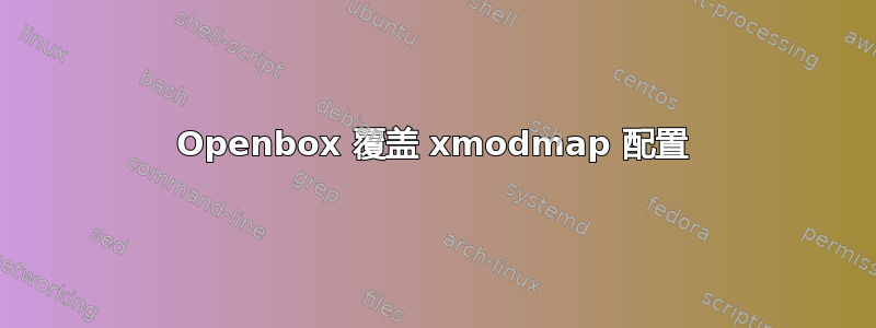 Openbox 覆盖 xmodmap 配置