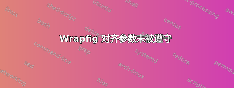 Wrapfig 对齐参数未被遵守