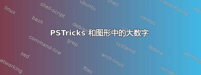 PSTricks 和图形中的大数字