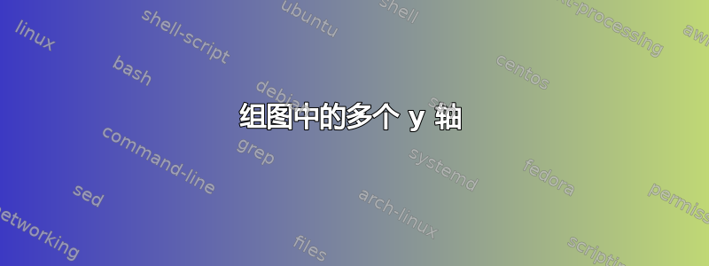 组图中的多个 y 轴