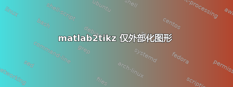 matlab2tikz 仅外部化图形