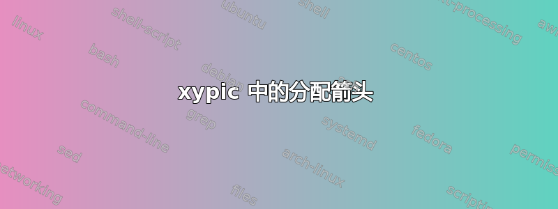 xypic 中的分配箭头