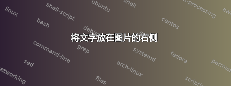 将文字放在图片的右侧