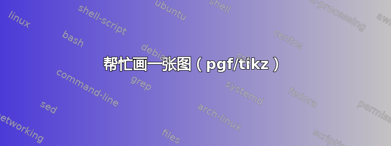 帮忙画一张图（pgf/tikz）