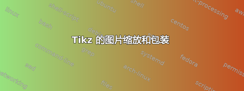 Tikz 的图片缩放和包装