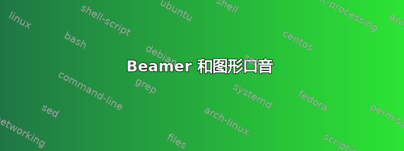 Beamer 和图形口音