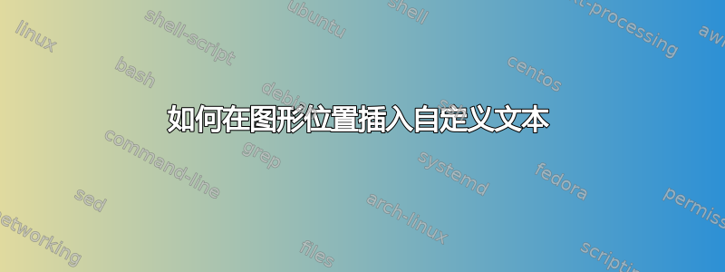 如何在图形位置插入自定义文本