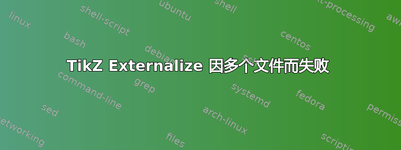 TikZ Externalize 因多个文件而失败