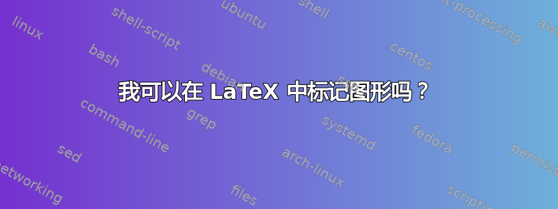 我可以在 LaTeX 中标记图形吗？