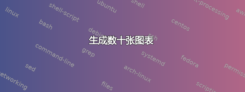 生成数十张图表