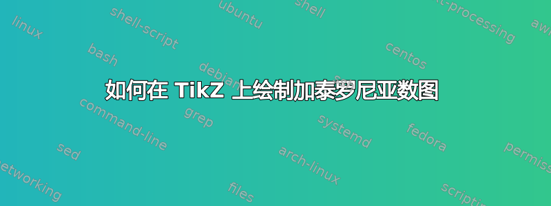 如何在 TikZ 上绘制加泰罗尼亚数图