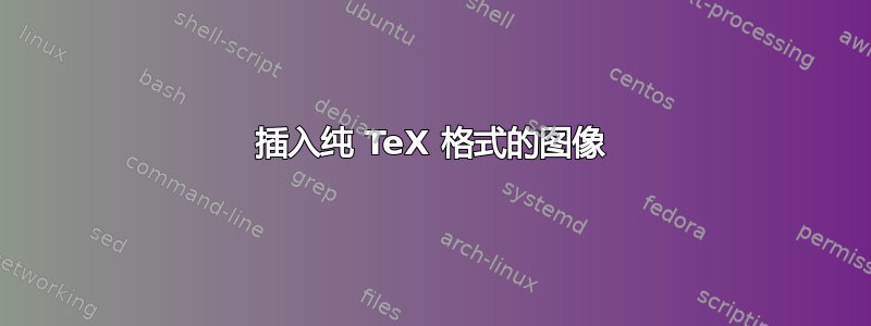 插入纯 TeX 格式的图像