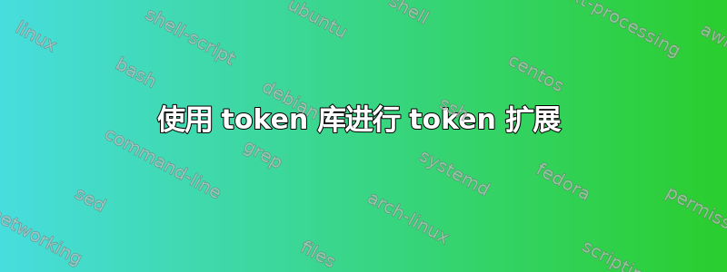 使用 token 库进行 token 扩展