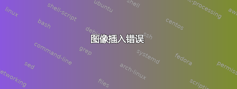 图像插入错误