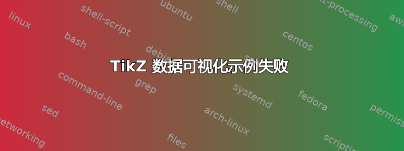 TikZ 数据可视化示例失败