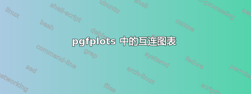 pgfplots 中的互连图表