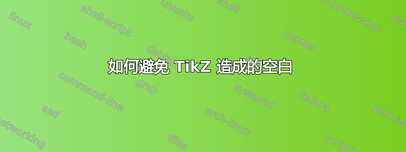 如何避免 TikZ 造成的空白