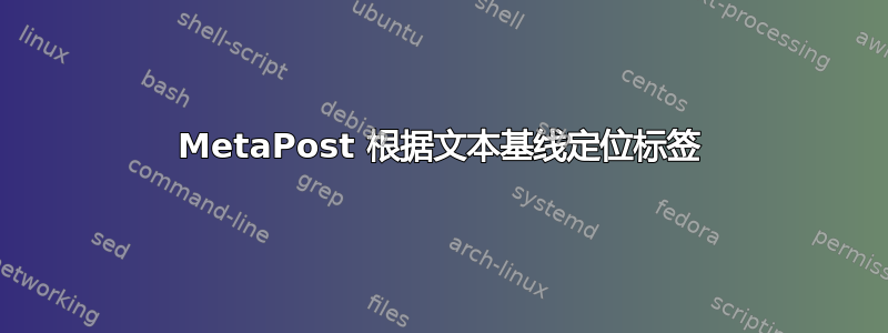 MetaPost 根据文本基线定位标签