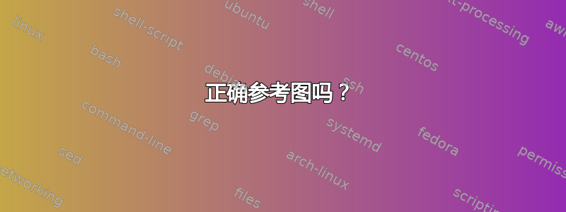 正确参考图吗？