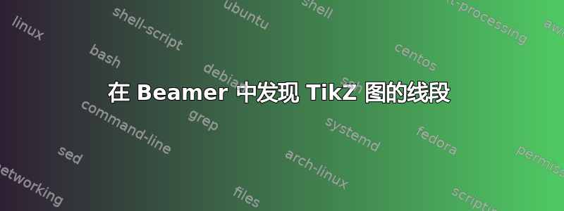 在 Beamer 中发现 TikZ 图的线段