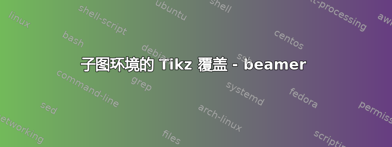 子图环境的 Tikz 覆盖 - beamer