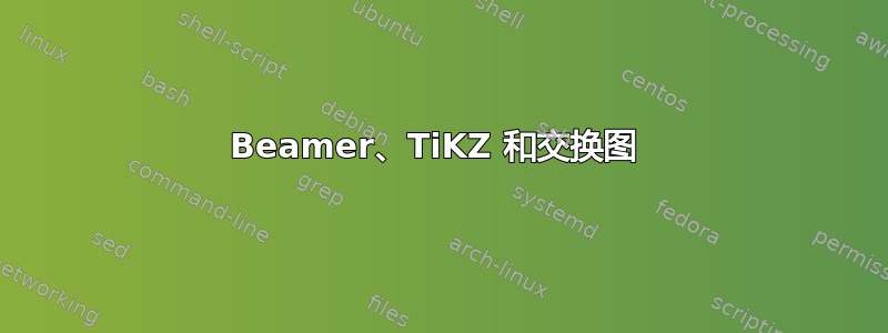 Beamer、TiKZ 和交换图 