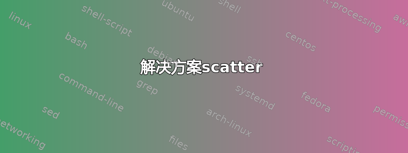 解决方案scatter