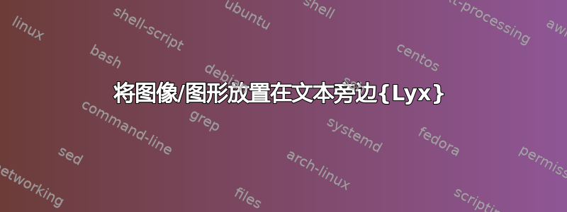 将图像/图形放置在文本旁边{Lyx}