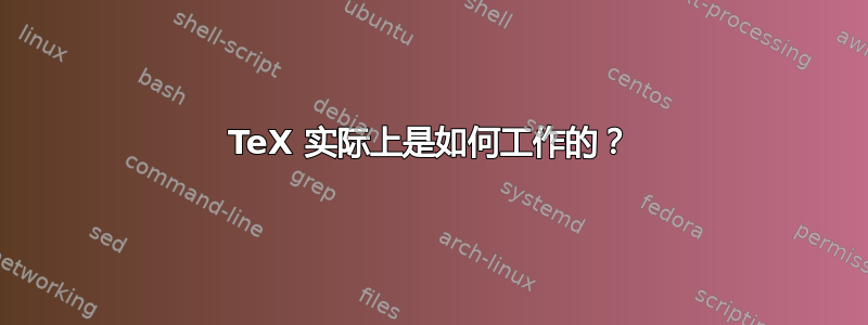 TeX 实际上是如何工作的？