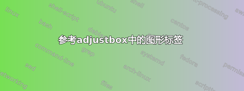 参考adjustbox中的图形标签