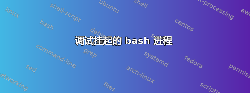 调试挂起的 bash 进程