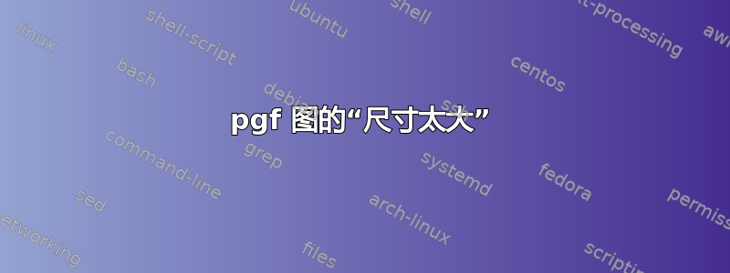 pgf 图的“尺寸太大”