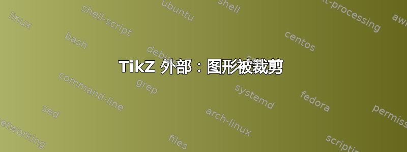 TikZ 外部：图形被裁剪