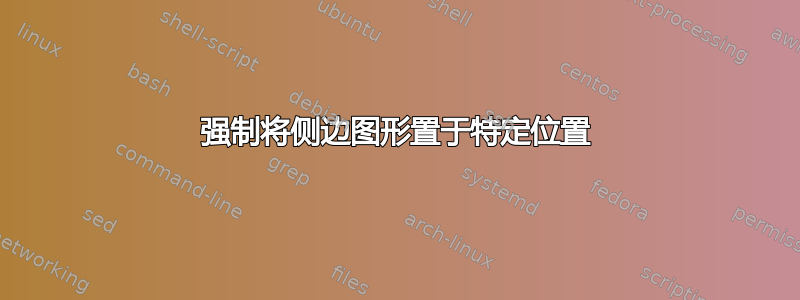 强制将侧边图形置于特定位置