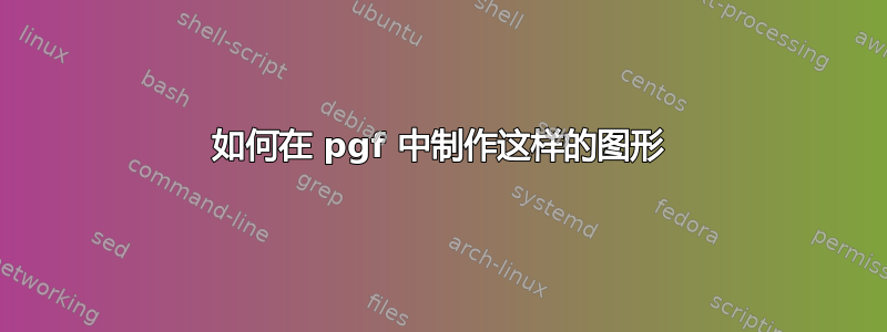 如何在 pgf 中制作这样的图形