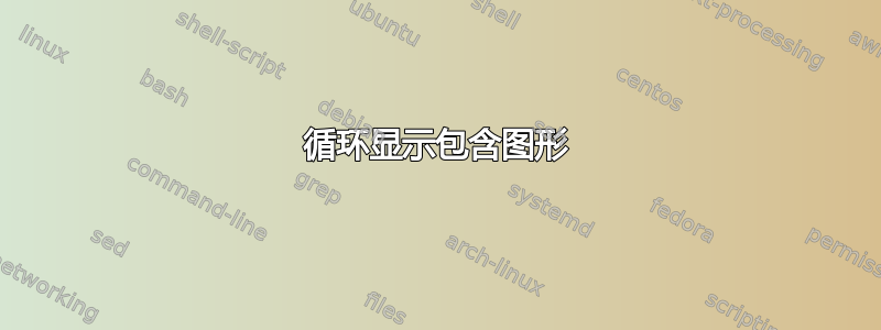 循环显示包含图形