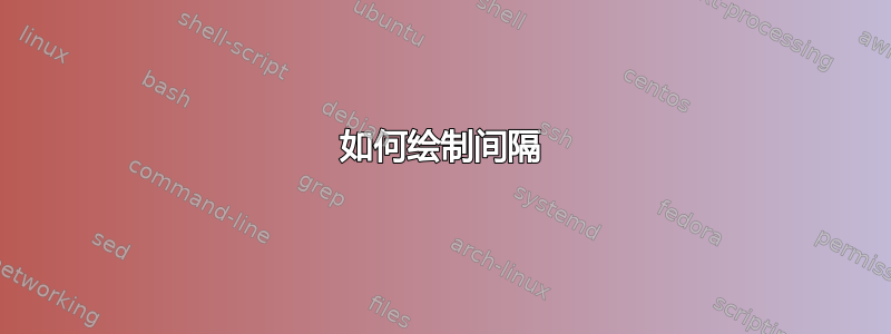 如何绘制间隔