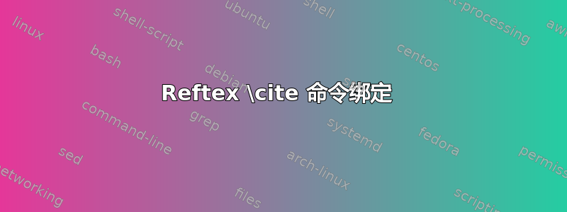 Reftex \cite 命令绑定 