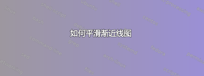 如何平滑渐近线图