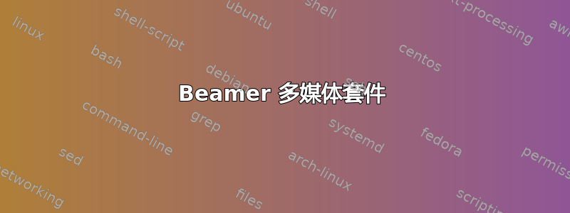 Beamer 多媒体套件