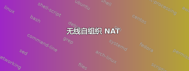 无线自组织 NAT