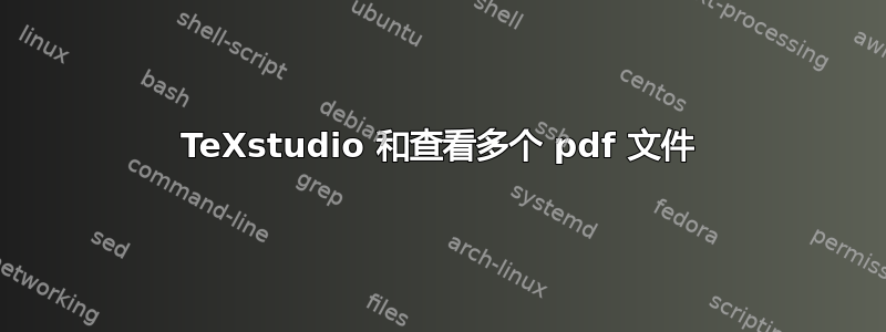 TeXstudio 和查看多个 pdf 文件