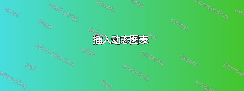 插入动态图表