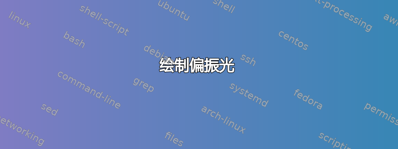 绘制偏振光