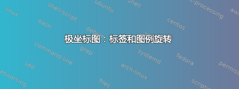 极坐标图：标签和图例旋转