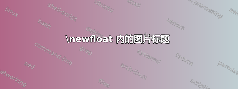 \newfloat 内的图片标题