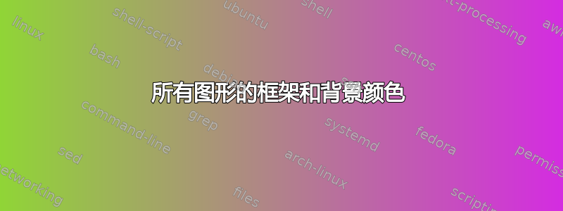 所有图形的框架和背景颜色