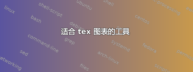 适合 tex 图表的工具