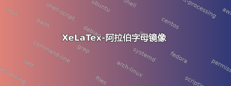 XeLaTex-阿拉伯字母镜像