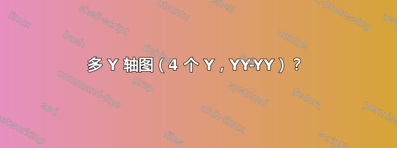 多 Y 轴图（4 个 Y，YY-YY）？